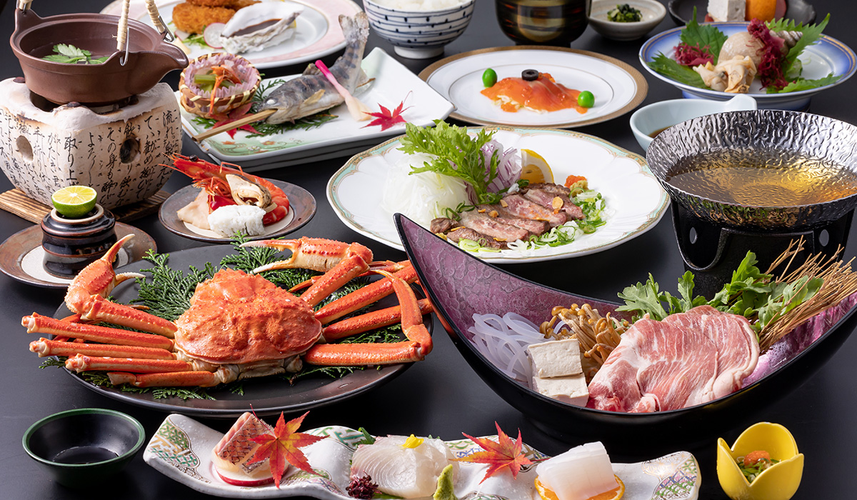 地元食材を生かした懐石