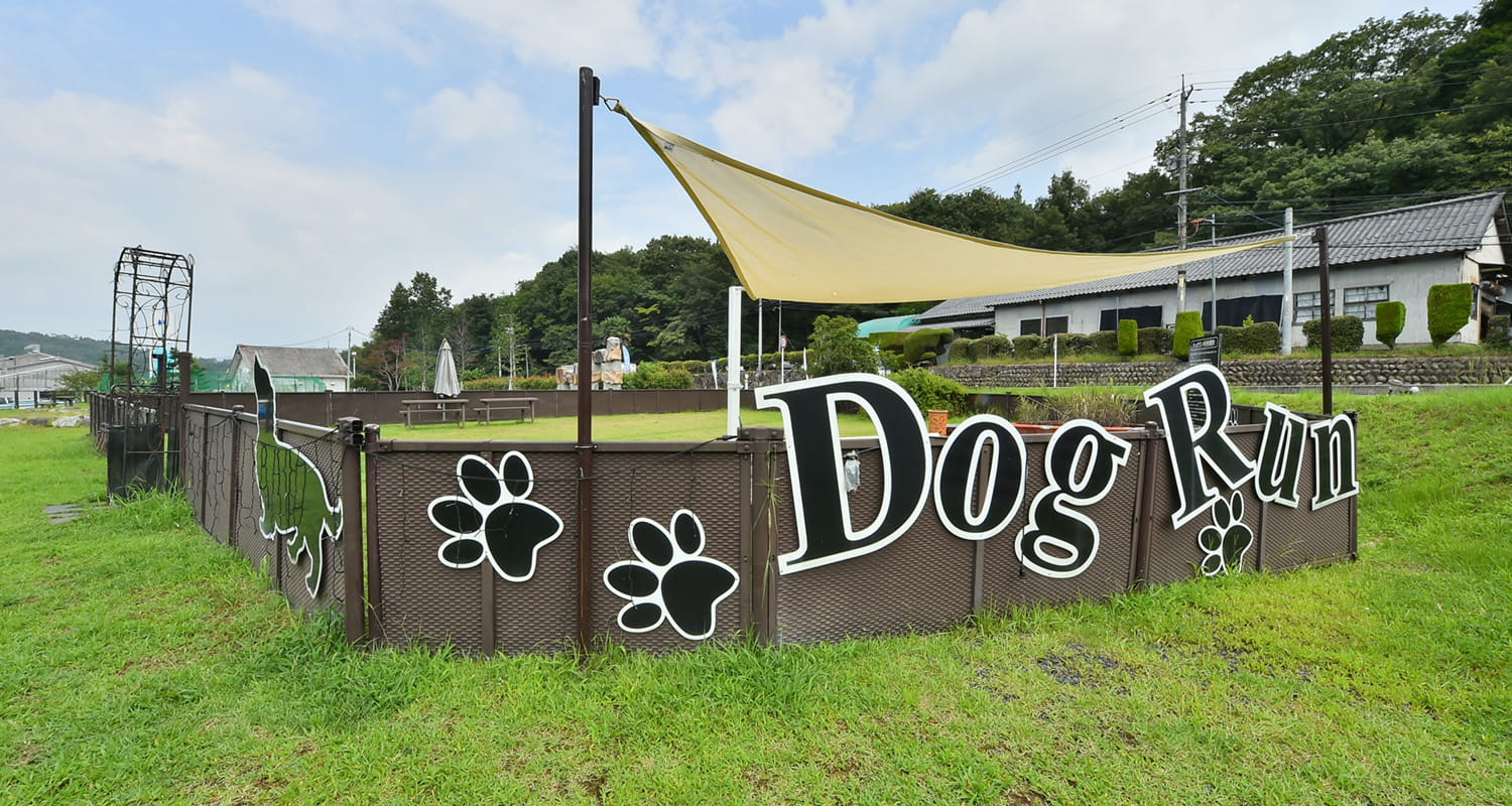 ドッグラン完備・ペットOK